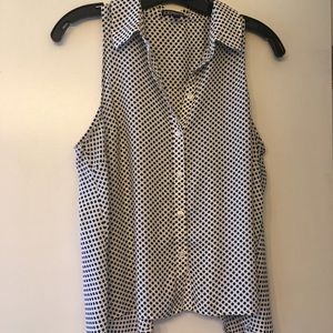 Express sleeveless blouse